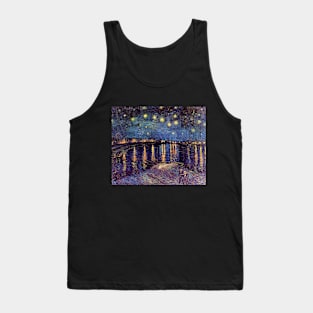 Starry Night Over the Rhone by Vincent van Gogh Tank Top